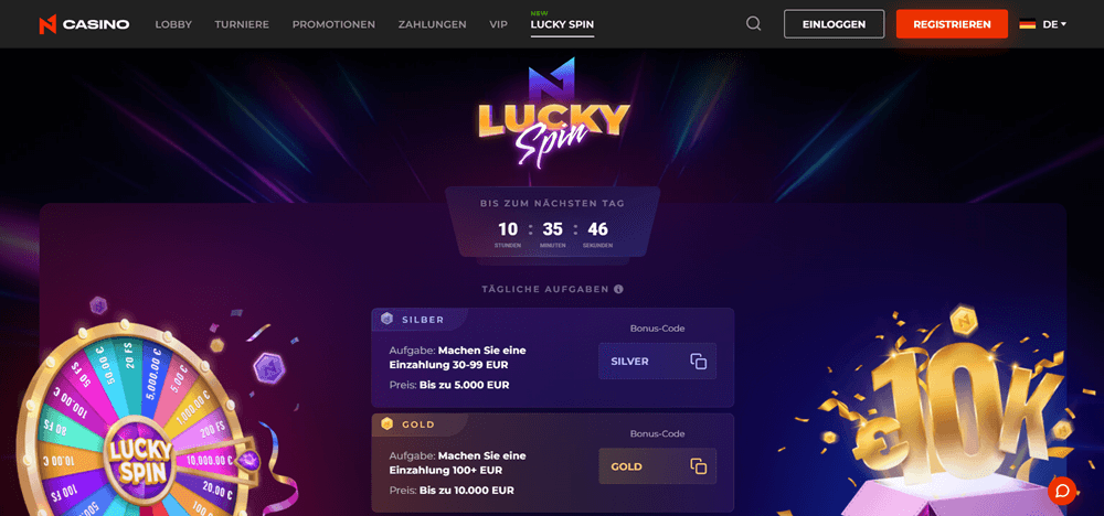 N Casino LuckySpin