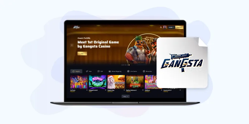 Gangsta Best Quality Real Money Online Casino in New Zealand Gangsta Real Money Online Casino Lobby Screenshot