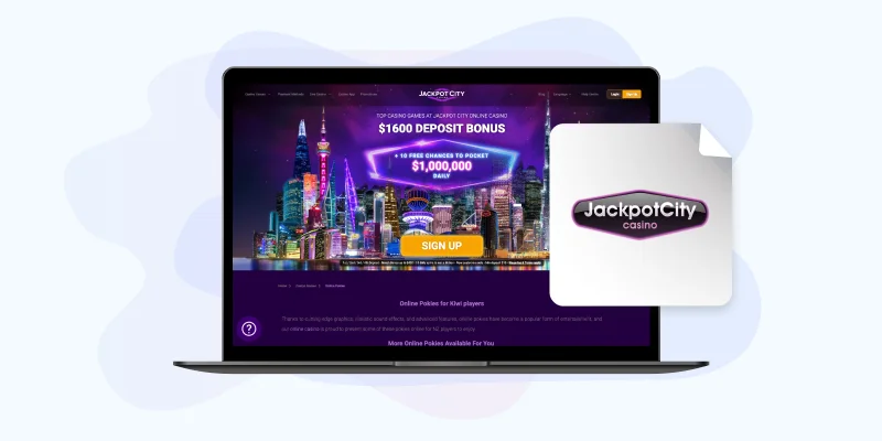 Jackpot City - Best iOS Mobile App Real Money Online Casino in New Zealand Jackpot City Real Money Online Casino Lobby Screenshot