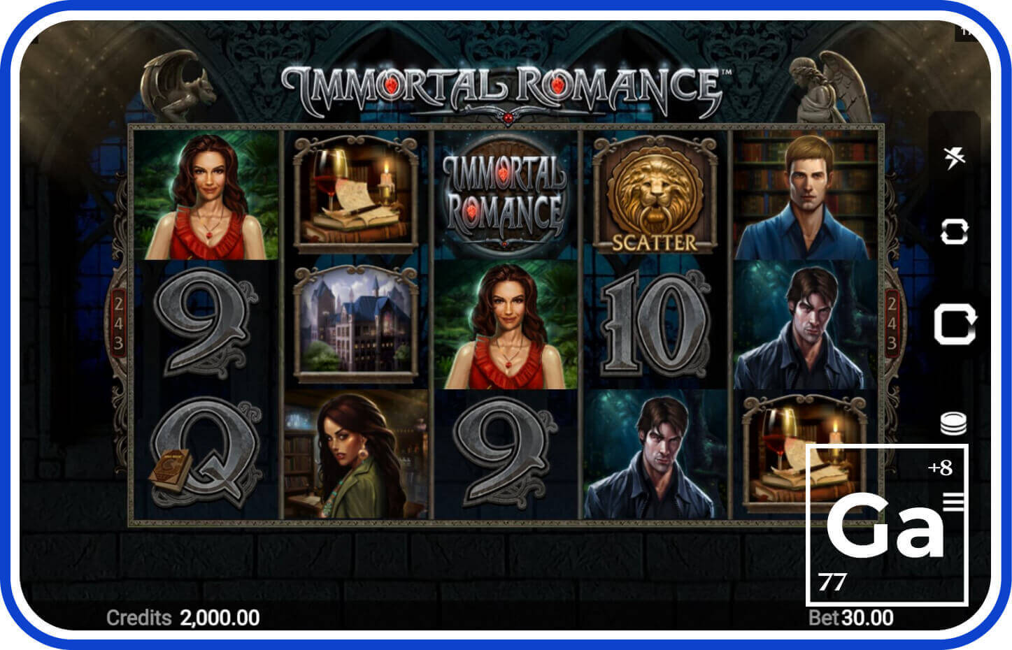 Immortal Romance slot by Microgaming