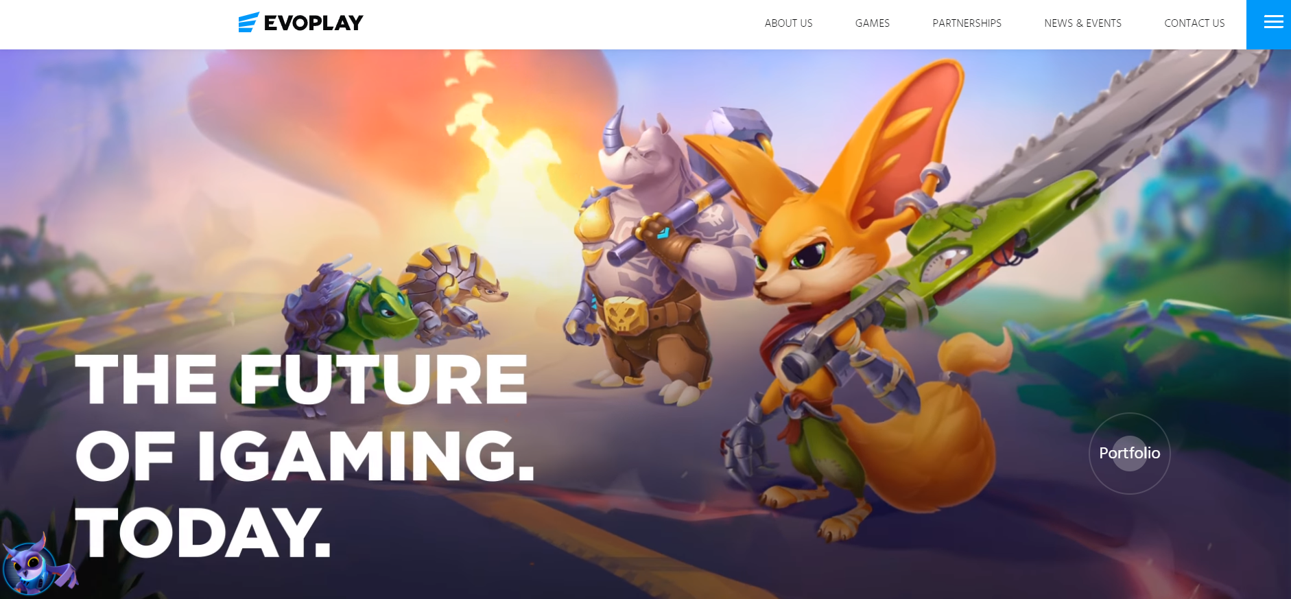 Evoplay Games homepage