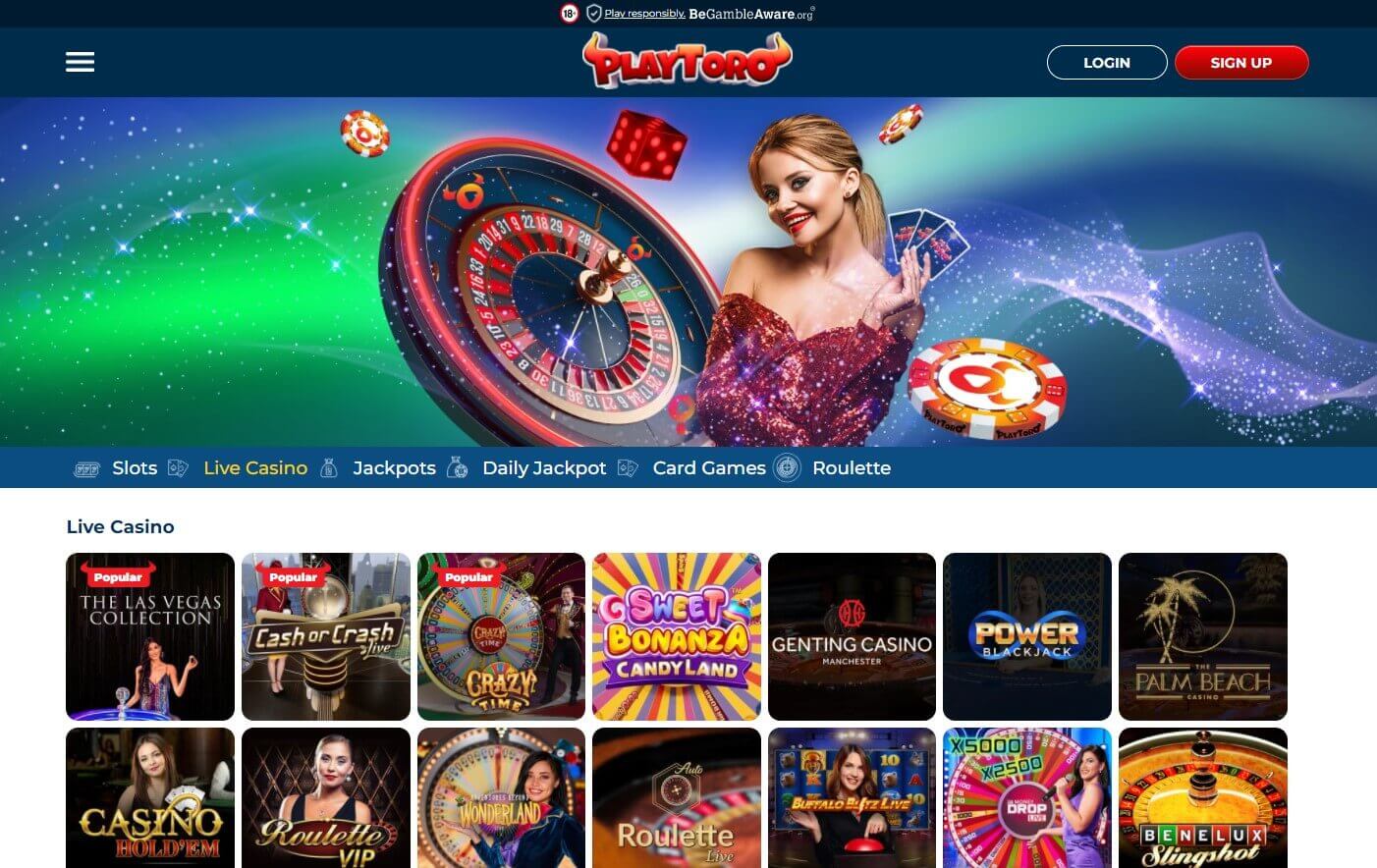 playtoro casino website